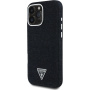Guess Denim Triangle Logo maska s MagSafe za iPhone 16 Pro - crna