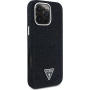 Guess Denim Triangle Logo maska s MagSafe za iPhone 16 Pro - crna