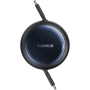 Baseus Nomos uvlačivi kabel za punjenje i prijenos podataka - USB-C na USB-C - 1,5 m - crni