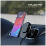 FIXED MagAir magnetski držač za auto za ventilacijsku rešetku s bežičnim punjenjem za iPhone - crni