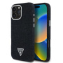 Guess Denim Triangle Logo maska s MagSafe za iPhone 16 Pro - crna