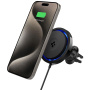 Spigen OneTap Pro 3 Cryomax magnetski držač za auto za ventilacijski otvor s bežičnim punjenjem za iPhone - crni