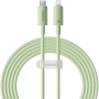 Baseus ekološki razgradivi kabel za punjenje i prijenos podataka PD 20 W USB-C / Lightning za iPhone / iPad / iPod / AirPods - 2 m - svijetlo zelena