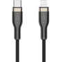 FIXED pleteni kabel za punjenje i prijenos podataka PD 60 W USB-C / Lightning - MFi za iPhone / iPad / iPod / AirPods - 1,2 m - crna