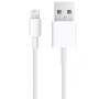 Kratki USB-A / Lightning podatkovni kabel za punjenje za iPhone / iPad / iPod / AirPods - 13 cm - bijela