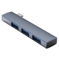 ORICO AH-W13 3-u-1 hub - 2x USB-A 2.0 / USB-A 3.0 na USB-C - sivi
