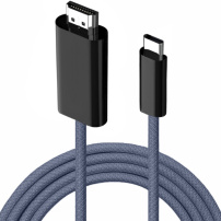 Brzi 4K 60Hz USB-C / HDMI kabel za MacBook - 1,8 m - crna