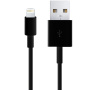 USB-A / Lightning kabel za sinkronizaciju i napajanje za iPhone / iPad / iPod / AirPods - 3 m - crna