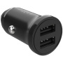 FIXED 15 W autopunjač Smart Rapid Charge s 2x USB-A priključka - crna