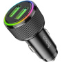 Hoco NZ14 Guerrero 36W autopunjač s dva USB-A priključka - crna