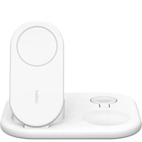 BELKIN Boost Charge 3-u-1 sklopivi magnetski bežični stalak za iPhone / Apple Watch / AirPods - 15W - bijeli