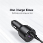 UGREEN auto punjač s 2x USB-C / USB-A priključka - 65W - crni