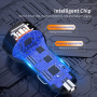 ESSAGER auto punjač s zaslonom i USB-C / USB-A priključcima - 54W - siva