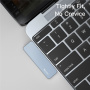 Yesido HB10 6u1 hub - utor za SD / TF karticu / USB-C / 3x USB-A na 2x USB-C za MacBook - sivi