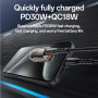 Yesido Y68 mini auto punjač s USB-C / USB-A priključcima - 48W - sivi