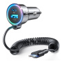 JOYROOM CL07 set auto punjača s USB-C / USB-A priključcima i USB-C kabelom - 72W - 1,6 m - crna