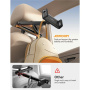 JOYROOM JR-ZS433 podesivi držač za auto za naslon za glavu za iPhone / iPad do 13" - crni