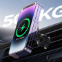 JOYROOM JR-ZS240 Pro magnetski držač za auto za ventilacijski otvor s bežičnim punjenjem za iPhone - tamno sivi