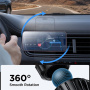 JOYROOM JR-ZS240 Pro magnetski držač za auto za ventilacijski otvor s bežičnim punjenjem za iPhone - tamno sivi