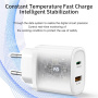 Yesido YC47 set adaptera s USB-C / USB-A priključcima i USB-C na Lightning kabel - 20W - 1 m - crna