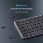 DUX DUCIS bežična Bluetooth tipkovnica s numeričkim dijelom - tamno siva