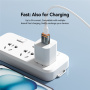 ESSAGER adapter za punjenje i prijenos podataka - USB-A na USB-C - tamno siva