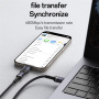 Yesido GS28 mini adapter za punjenje i prijenos podataka - Lightning na USB-C - crna
