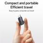 Yesido GS28 mini adapter za punjenje i prijenos podataka - Lightning na USB-C - crna