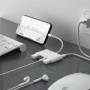 5u1 redukcija - HDMI / 3,5 mm jack / Lightning / 2x USB-A na Lightning - bijela