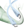 USAMS US-SJ716 kabel za punjenje i prijenos podataka - USB-C na USB-C - 1 m - plavi
