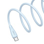 USAMS US-SJ716 kabel za punjenje i prijenos podataka - USB-C na USB-C - 1 m - plavi