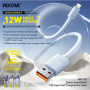 WEKOME WDC-52i kabel za punjenje i prijenos podataka - USB-A na Lightning - 1 m - crni
