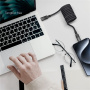 MOMAX Mag.Link magnetski kabel za punjenje i prijenos podataka - USB-C na USB-C - 2 m - crni