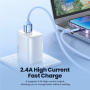 Toocki TQ-X55 kabel za punjenje i prijenos podataka - USB-A na Lightning - 1 m - ljubičasti