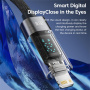Toocki TQ-X36 kabel za punjenje i prijenos podataka - USB-C na Lightning - 2 m - sivi