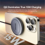 ESSAGER ES-WC11 Qi2 bežični MagSafe punjač za iPhone / AirPods - 15W - tamno siva
