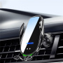 ESSAGER A4 držač za auto za ventilacijski otvor s bežičnim punjenjem za iPhone - crni