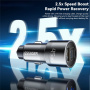 ESSAGER ES-CC14 auto punjač s portovima USB-C / USB-A / Lightning - 45W - crni
