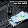 Toocki TQ-CC25A auto punjač s USB-C / USB-A priključcima - 60W - crni