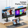 ESSAGER ES-OTG23 video redukcija - HDMI na USB-C - tamno siva