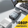 ESSAGER ES-OTG22 video adapter - VGA na USB-C - tamno siva