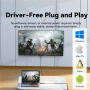 ESSAGER ES-OTG22 video redukcija - HDMI na USB-C - tamno siva