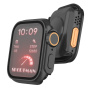 Futrola u stilu Watch Ultra s kaljenim staklom za Apple Watch 42mm (Series 10 / 11) - ružičasta