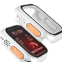 Futrola u stilu Watch Ultra s kaljenim staklom za Apple Watch 42mm (Series 10 / 11) - ružičasta