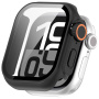 Futrola u stilu Watch Ultra s kaljenim staklom za Apple Watch 42mm (Series 10 / 11) - crna