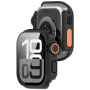 Futrola u stilu Watch Ultra s kaljenim staklom za Apple Watch 42mm (Series 10 / 11) - crna