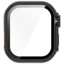 Futrola u stilu Watch Ultra s kaljenim staklom za Apple Watch 42mm (Series 10 / 11) - crna