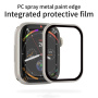 Rurihai kaljeno staklo s plastičnim okvirom za Apple Watch 41mm - starlight