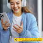 ESSAGER ES-YP25 2-u-1 audio i adapter za punjenje - 3,5 mm jack / USB-C na USB-C - siva