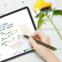 AhaStyle silikonska maska sa uzorkom suncokreta za Apple Pencil 2. generacije / Pro - crna